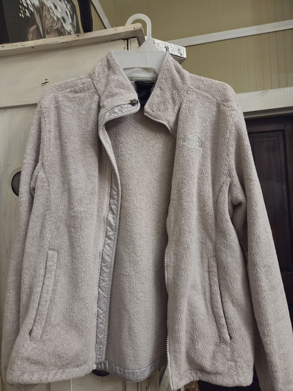 The North Face‎ Women's Teddy Fleece Jacket in Light Taupe
